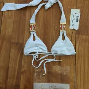 Beach Bunny Bronze Triangle Top XS